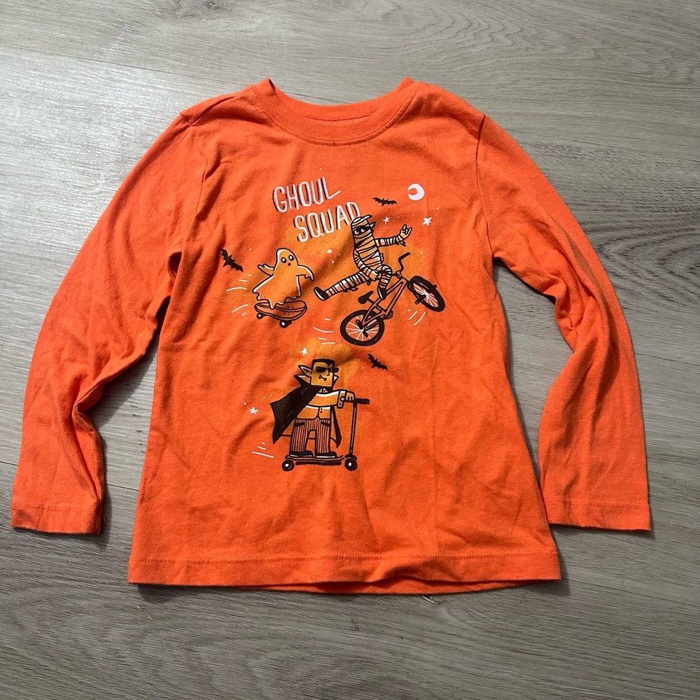 OshKosh B'gosh Orange 'Ghoul Squad' Long Sleeve Tee